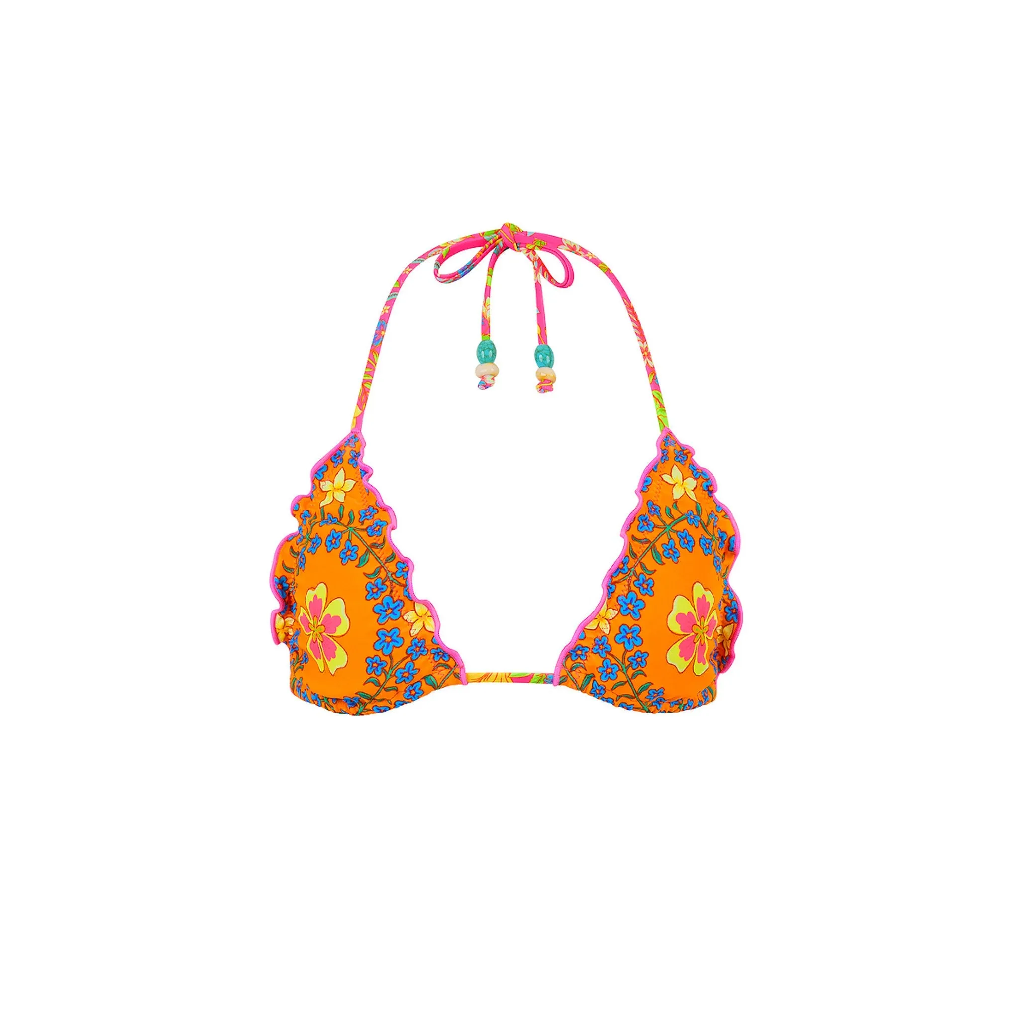 Lettuce Edge Bralette Bikini Top - Viva Tango sold by Kulani Kinis