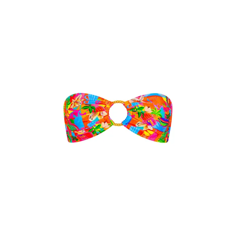 Strapless Bandeau Bikini Top - Havana Haven sold by Kulani Kinis