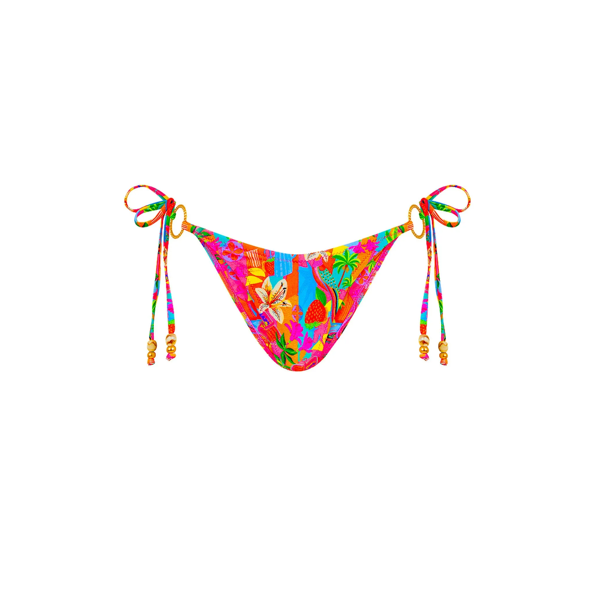 Ring Cheeky Tie Bikini Bottom - Havana Haven sold by Kulani Kinis