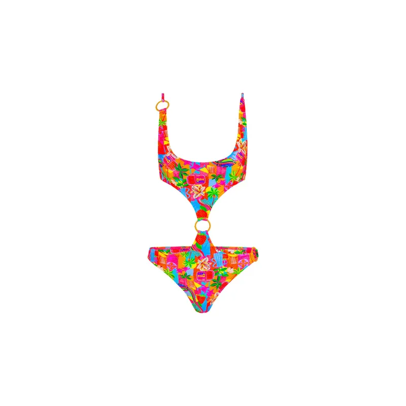 Retro Ring Cheeky One Piece - Havana Haven sold by Kulani Kinis