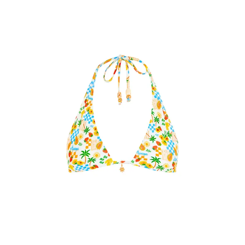 Classic Tie Halter Bikini Top - Suncatcher sold by Kulani Kinis