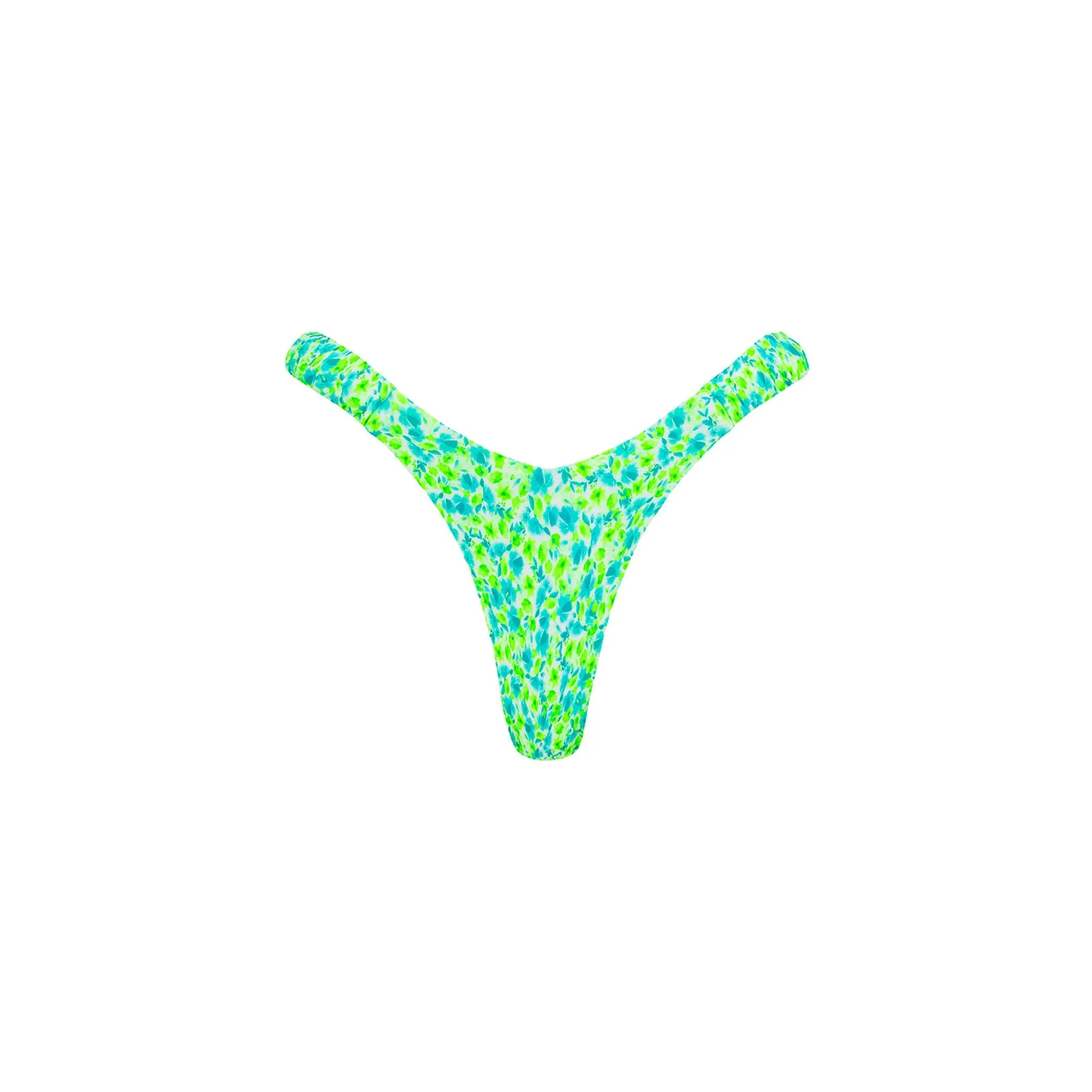 Retro Y Thong Bikini Bottom - Apple Blossom sold by Kulani Kinis