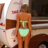 Minimal Full Coverage Bikini Bottom - Apple Blossom sold by Kulani Kinis