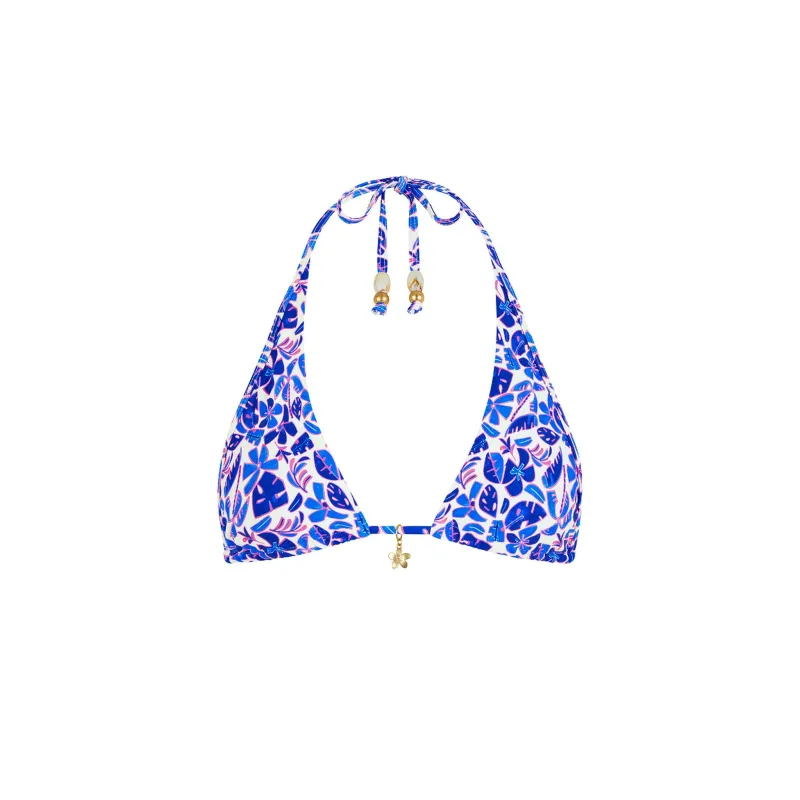 Bind Tie Halter Bikini Top - Ocean Colada sold by Kulani Kinis