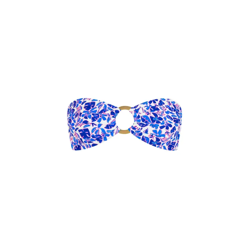 Strapless Bandeau Bikini Top - Ocean Colada sold by Kulani Kinis