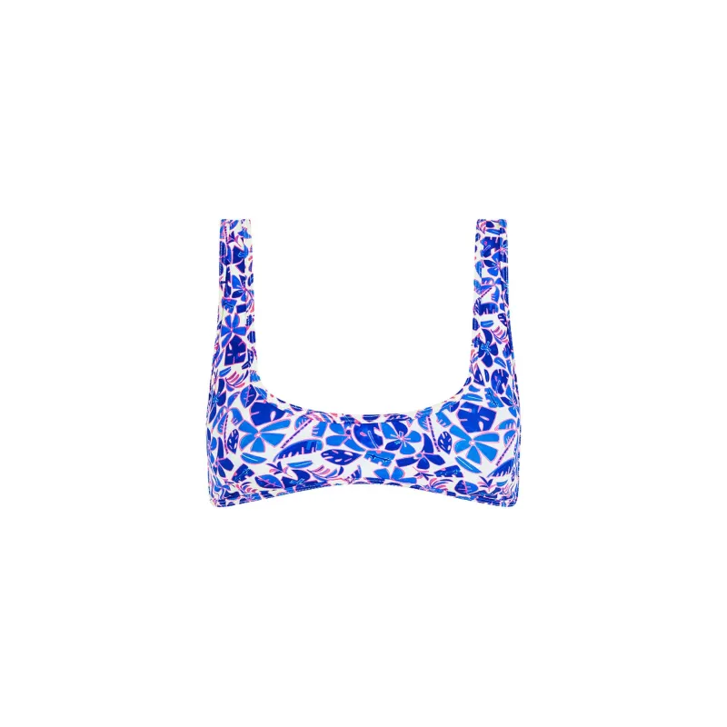 Bind Slim Scoop Bikini Top - Ocean Colada sold by Kulani Kinis