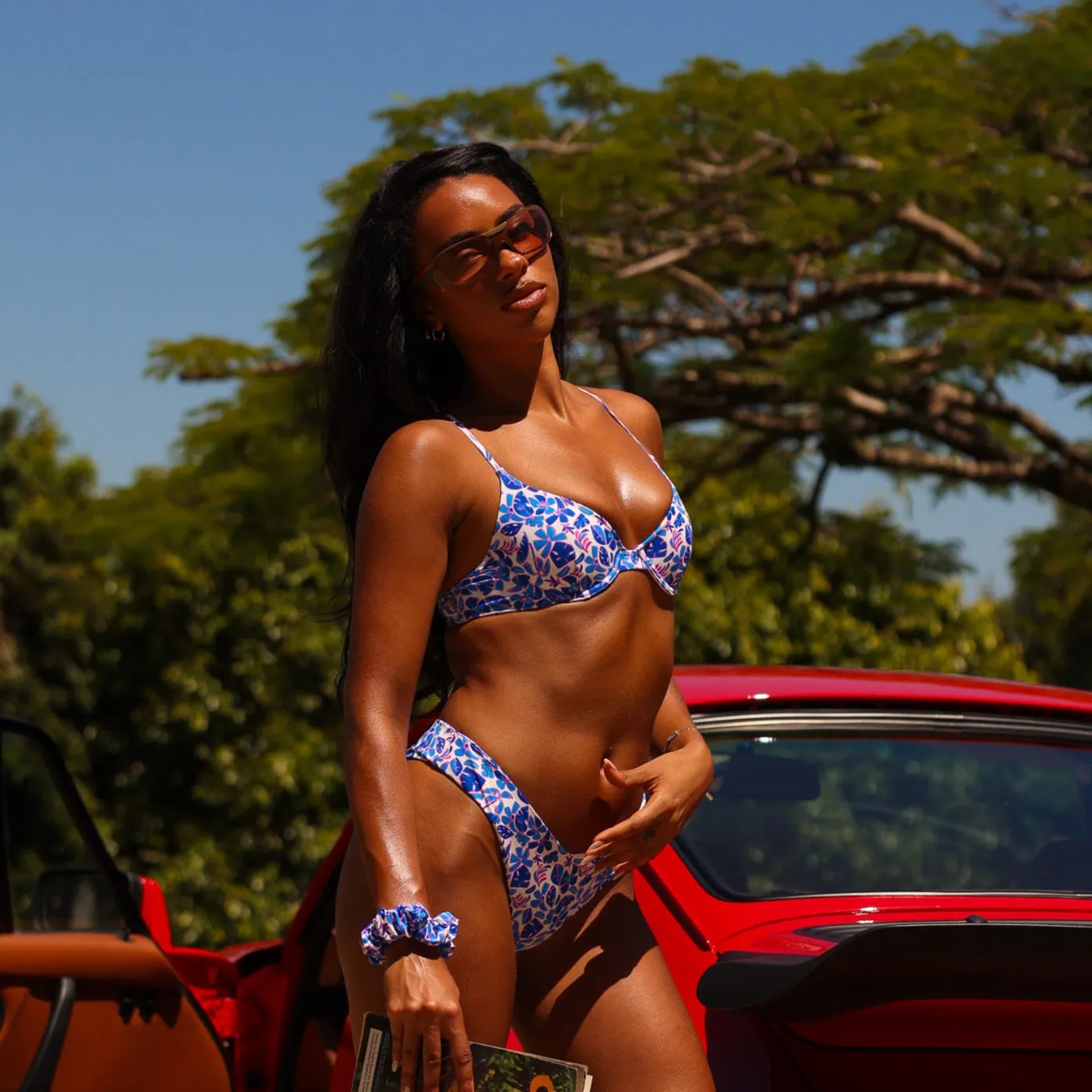 Slim Underwire Bra Bikini Top - Ocean Colada sold by Kulani Kinis product image thumbnail 4