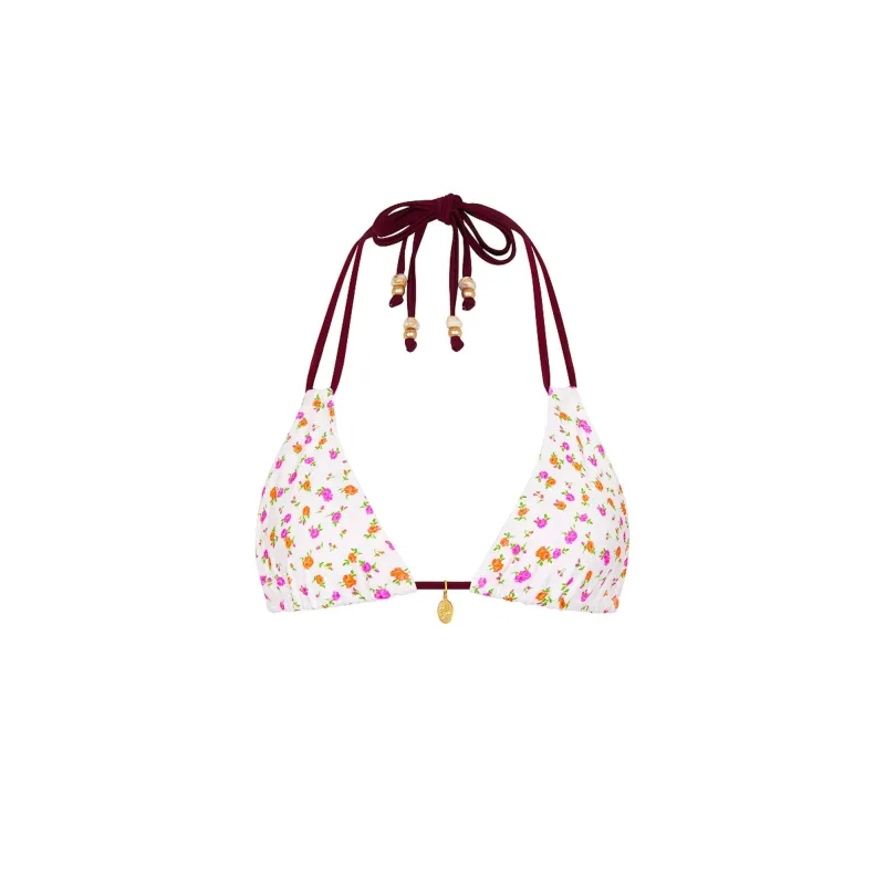 Halter Bralette Bikini Top - Rosie Posie sold by Kulani Kinis