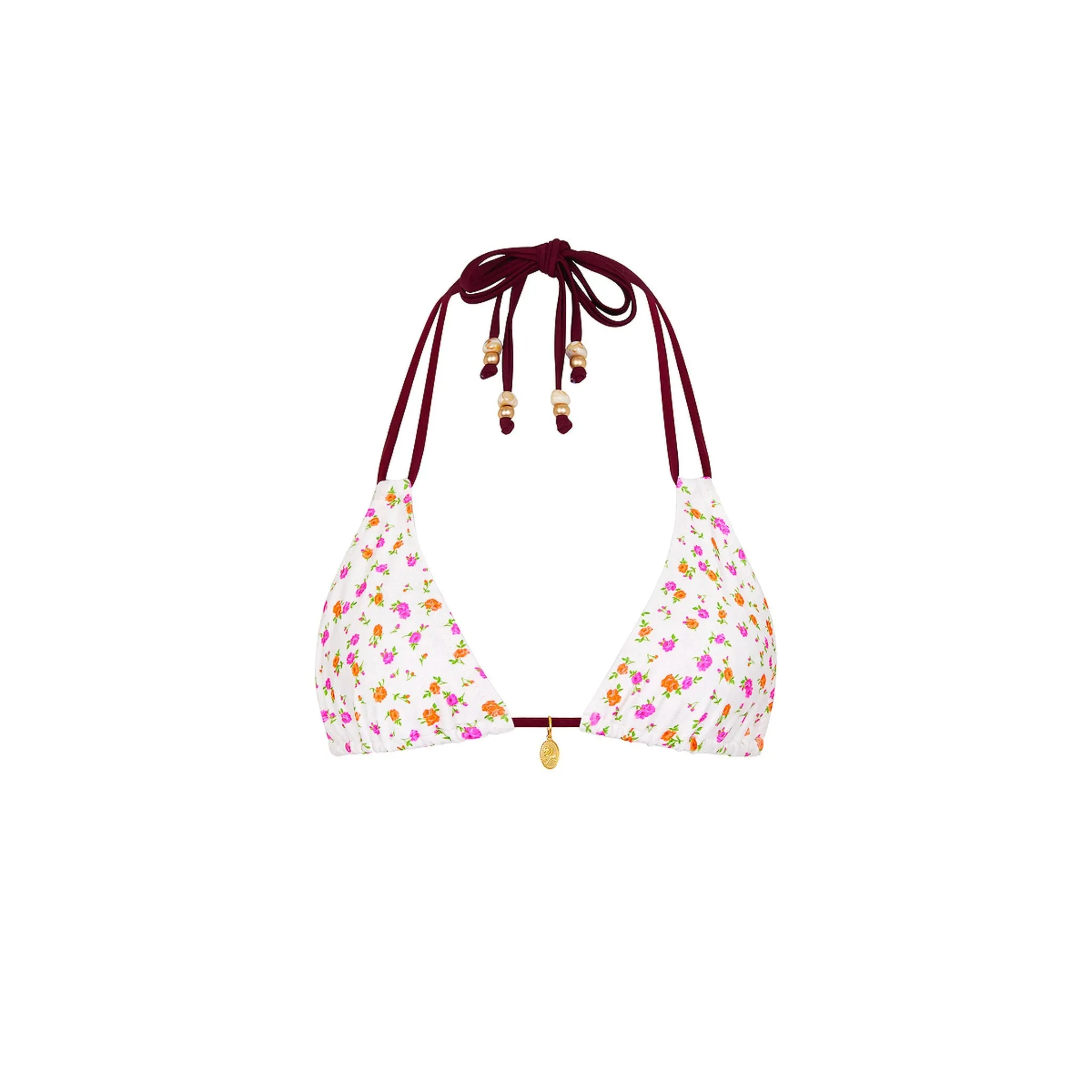 Halter Bralette Bikini Top - Rosie Posie sold by Kulani Kinis