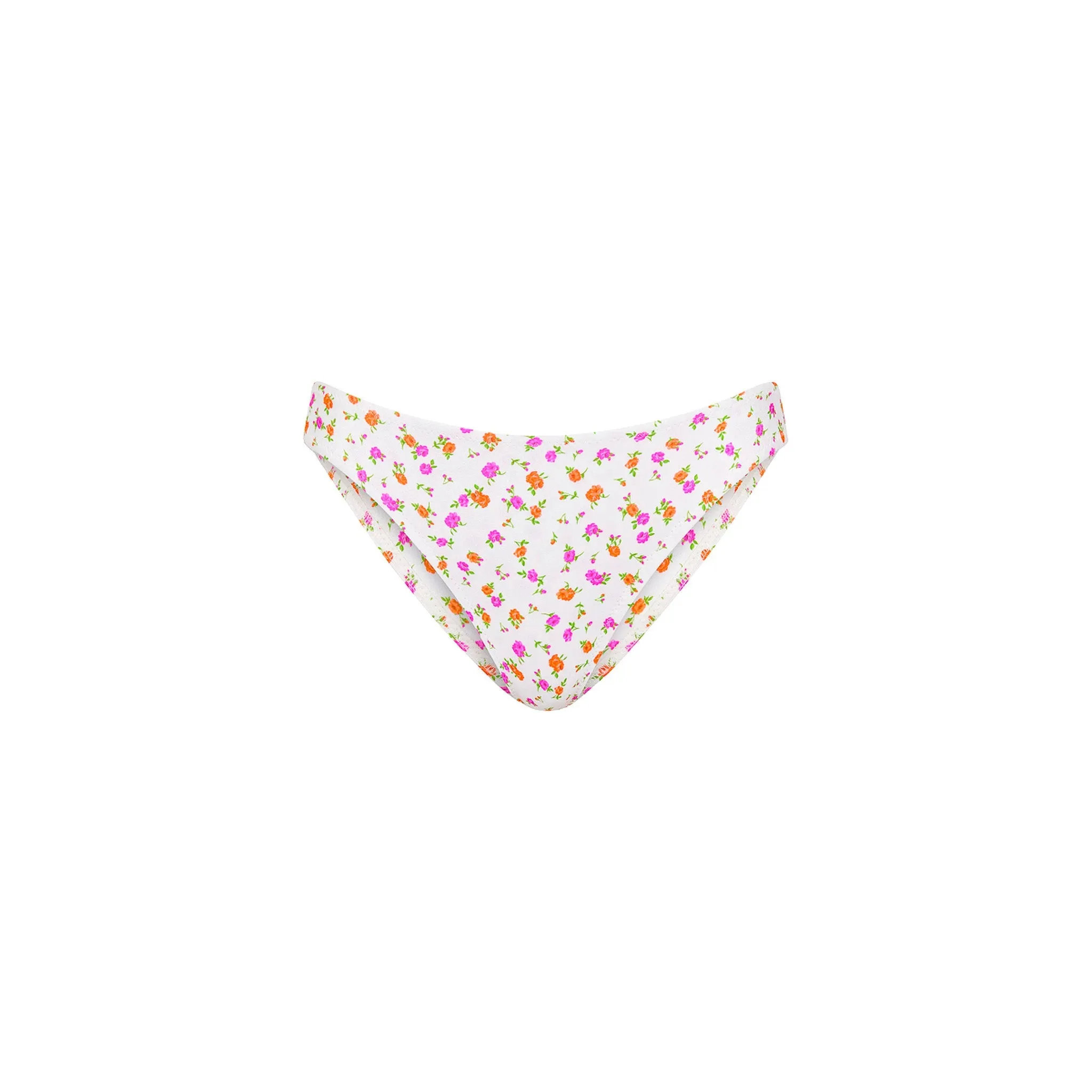 Vintage V Full Coverage Bikini Bottom - Rosie Posie sold by Kulani Kinis