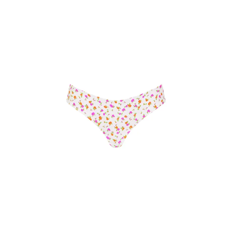Lettuce Frill Thong Bikini Bottom - Rosie Posie sold by Kulani Kinis