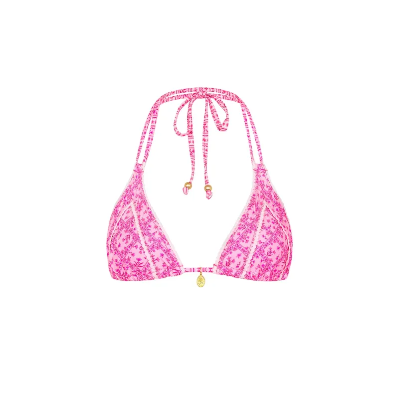 Decorative Panel Halter Bikini Top - Starlight Saloon sold by Kulani Kinis