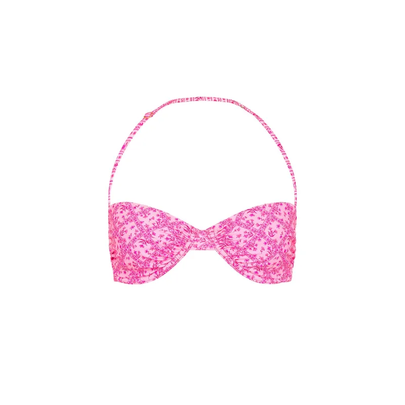 Retro Balconette Bra Bikini Top - Starlight Saloon sold by Kulani Kinis