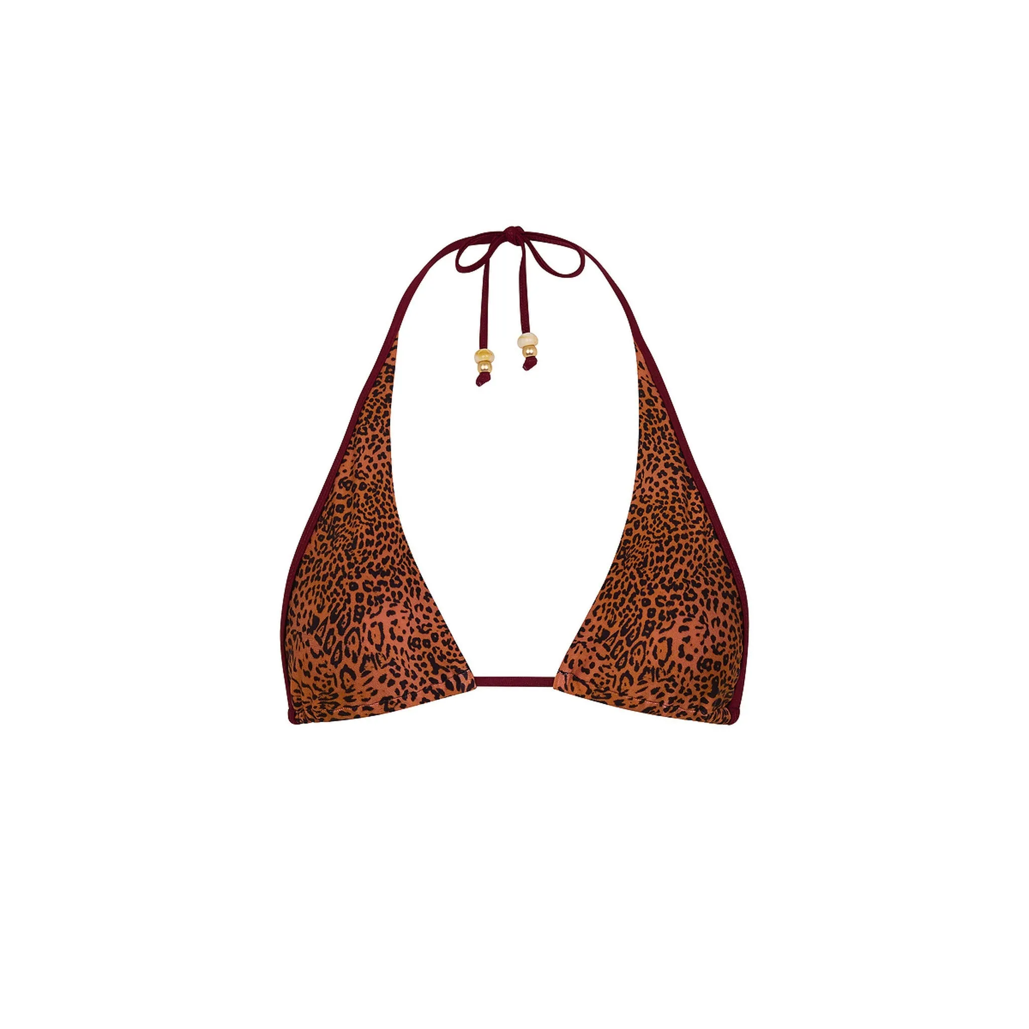 Bind Tie Halter Bikini Top - Wild Rose sold by Kulani Kinis