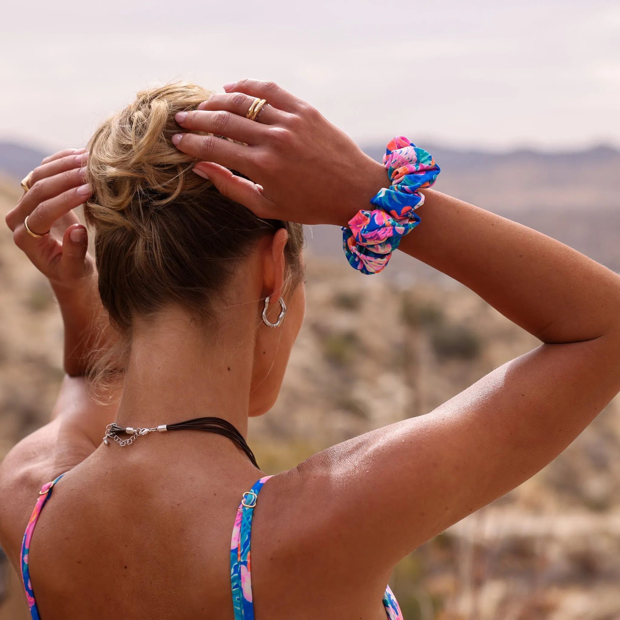 Scrunchie - Electric Palms sold by Kulani Kinis product image thumbnail 2