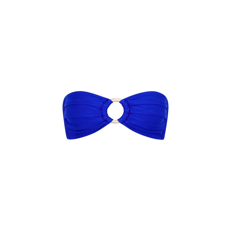 Strapless Bandeau Bikini Top - Blue Lagoon sold by Kulani Kinis