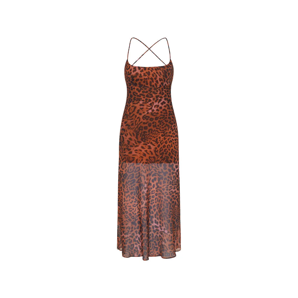 Chiffon Maxi Dress - Leopard Lasso sold by Kulani Kinis