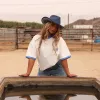 Boyfriend Bind Tee - Giddy Up sold by Kulani Kinis