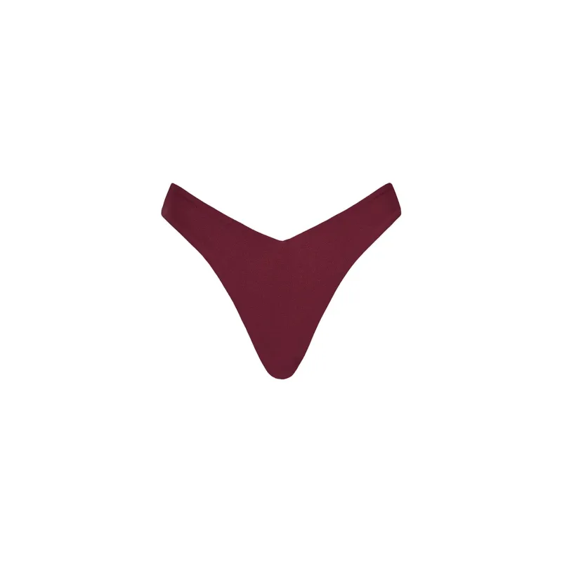 Y Cheeky Bikini Bottom - Sangria sold by Kulani Kinis