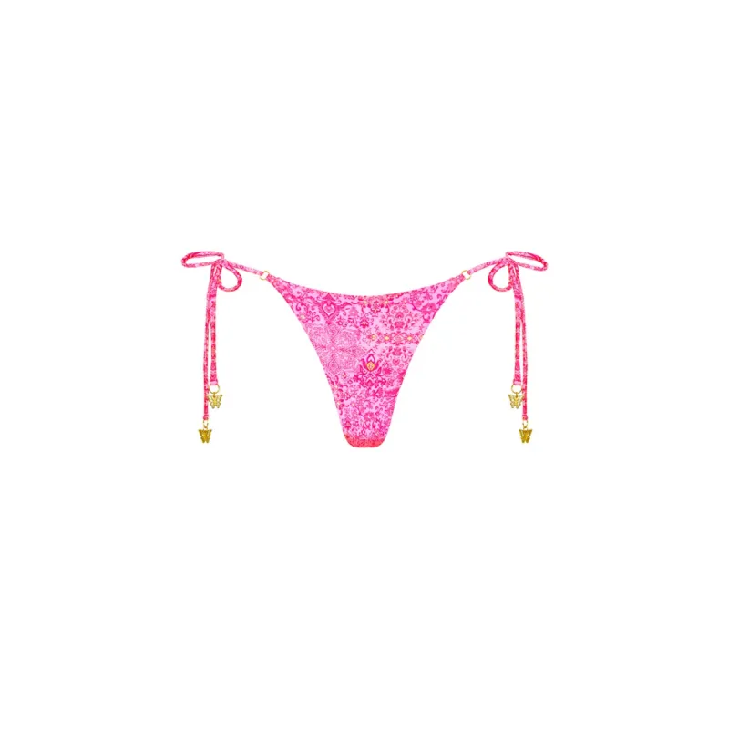 Thong Tie Side Bikini Bottom - Rose Quartz sold by Kulani Kinis