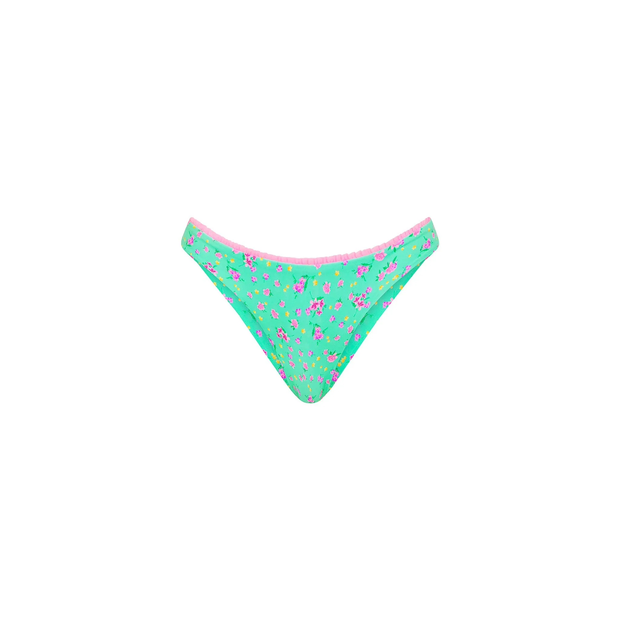 Decorative Full Coverage Bikini Bottom - Mint Macaron sold by Kulani Kinis