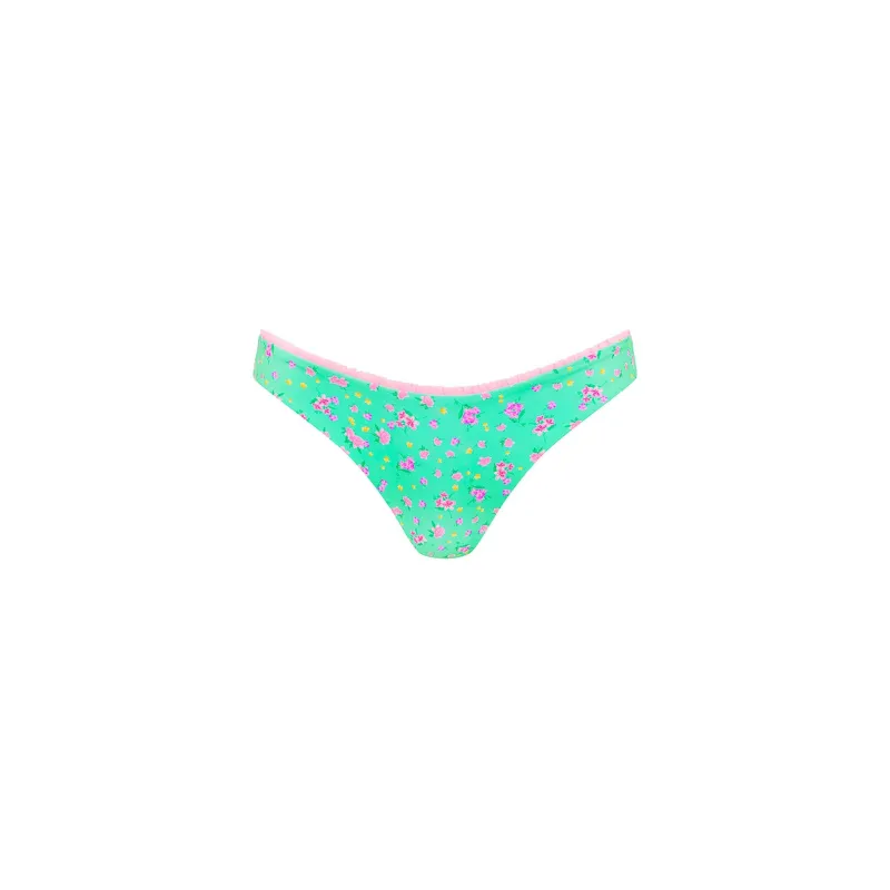 Decorative Minimal Cheeky Bikini Bottom - Mint Macaron sold by Kulani Kinis