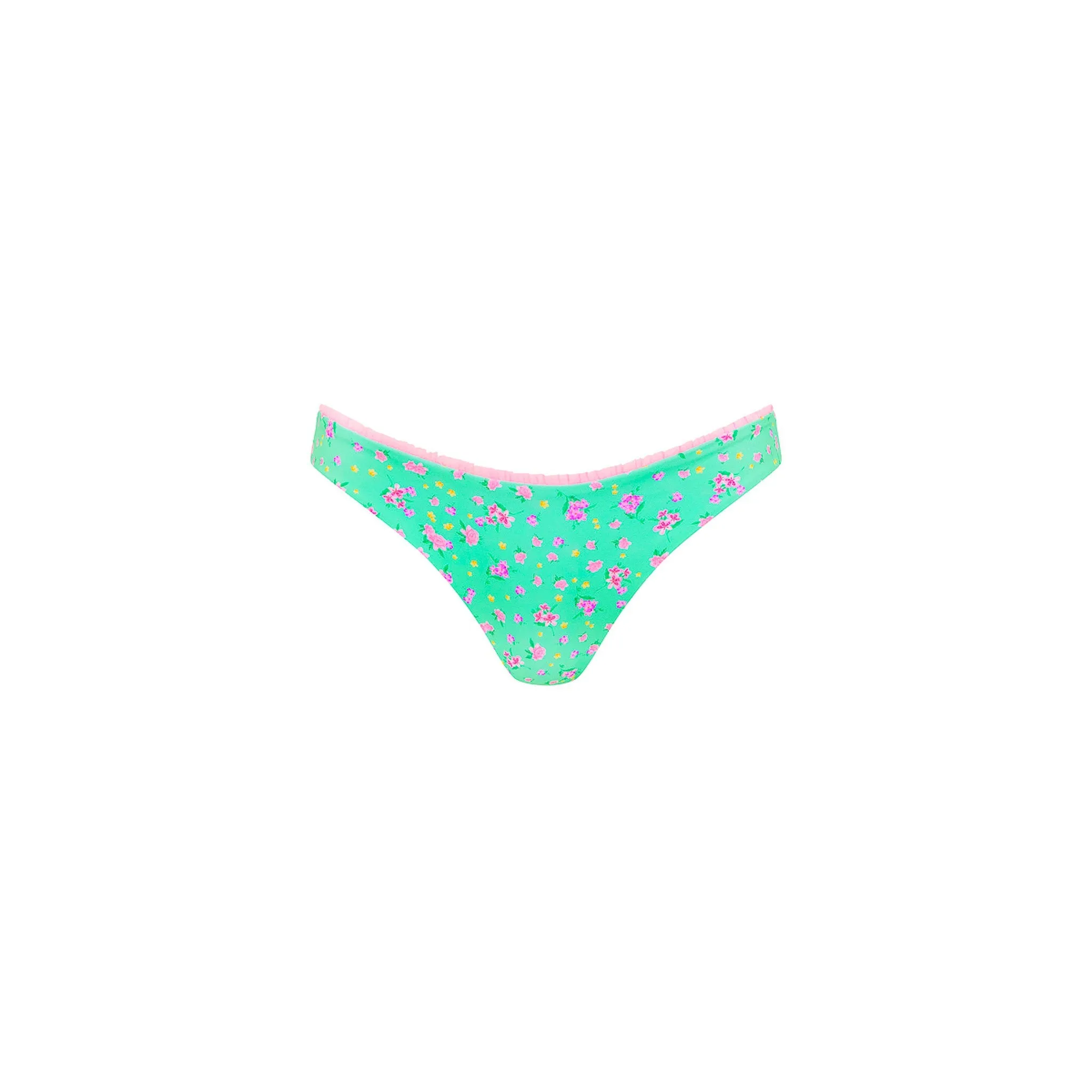 Decorative Minimal Cheeky Bikini Bottom - Mint Macaron sold by Kulani Kinis