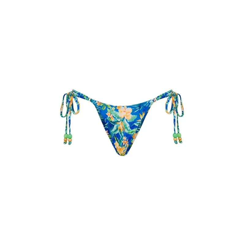 Thong Tie Side Bikini Bottom - Tropez Tides sold by Kulani Kinis