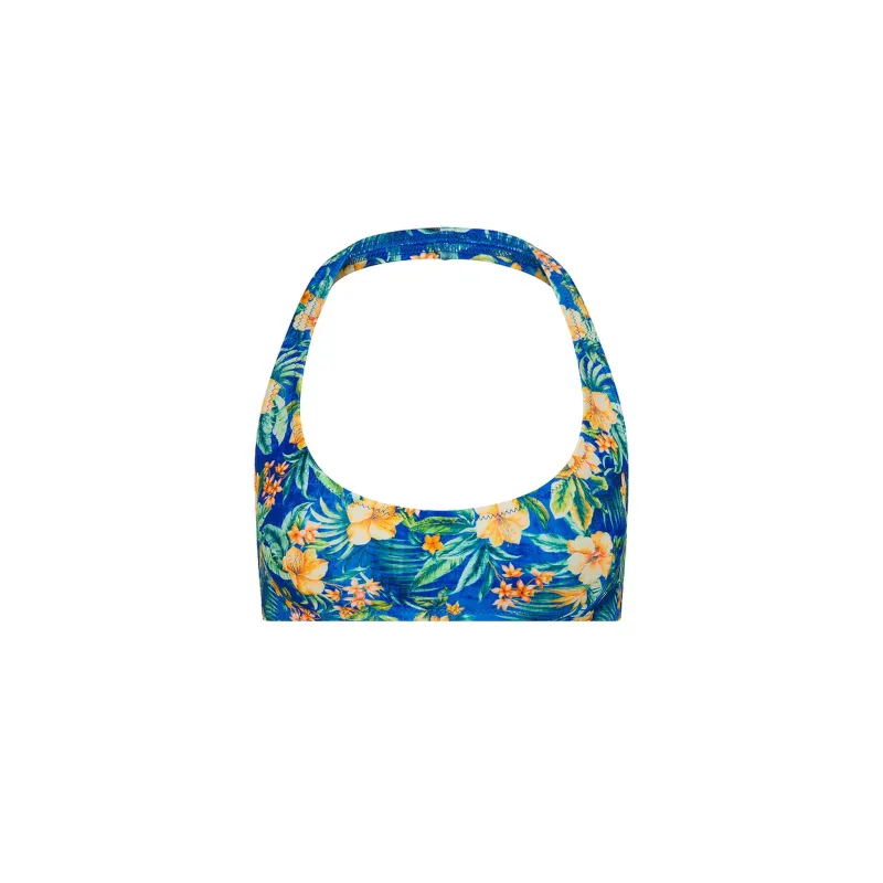 Slim Crop Halter Bikini Top - Tropez Tides sold by Kulani Kinis