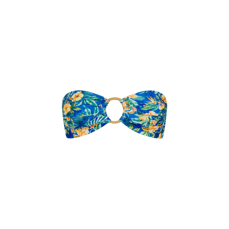 Strapless Bandeau Bikini Top - Tropez Tides sold by Kulani Kinis