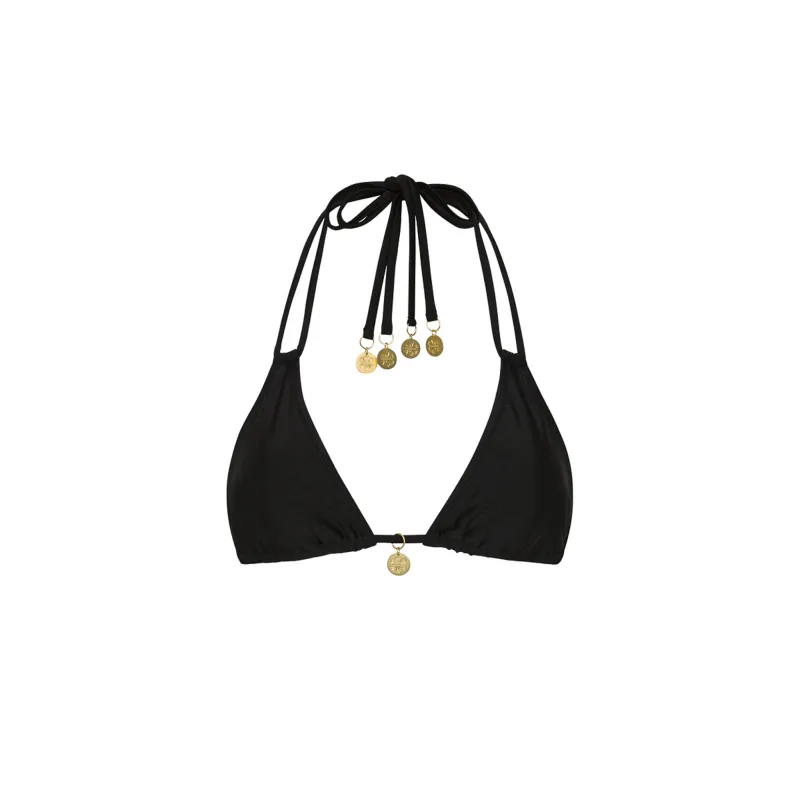 Halter Bralette Bikini Top - Twilight Black sold by Kulani Kinis
