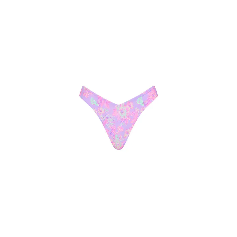 Y Cheeky Bikini Bottom - Lilac Love sold by Kulani Kinis