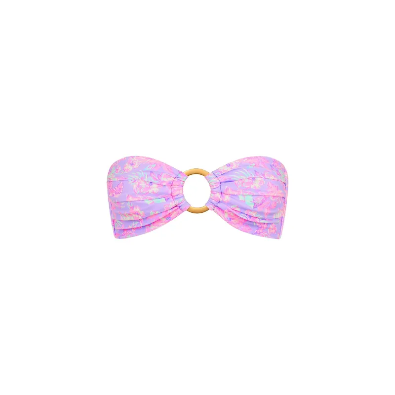 Strapless Bandeau Bikini Top - Lilac Love sold by Kulani Kinis