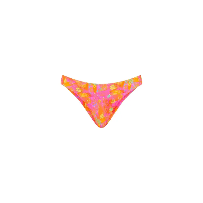 Minimal Full Coverage Bikini Bottom - Sunrise Kiss sold by Kulani Kinis
