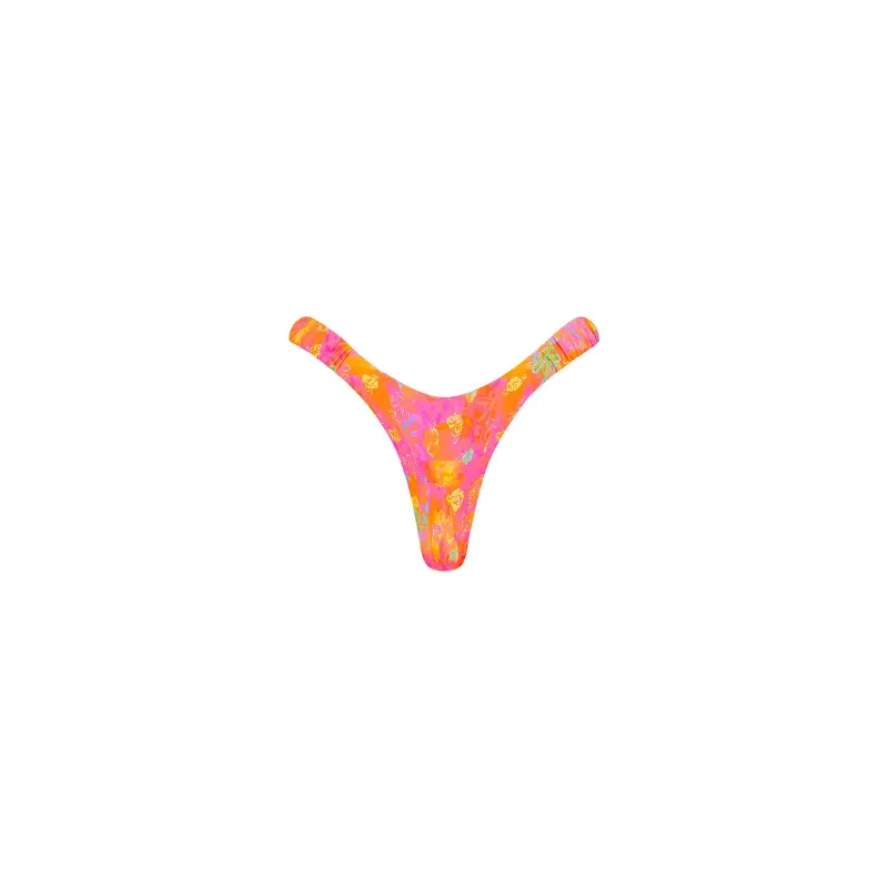 Retro Y Thong Bikini Bottom - Sunrise Kiss sold by Kulani Kinis