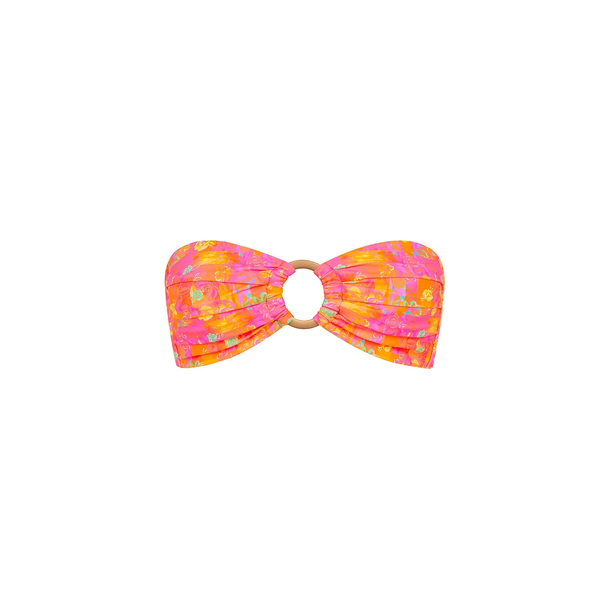 Strapless Bandeau Bikini Top - Sunrise Kiss sold by Kulani Kinis