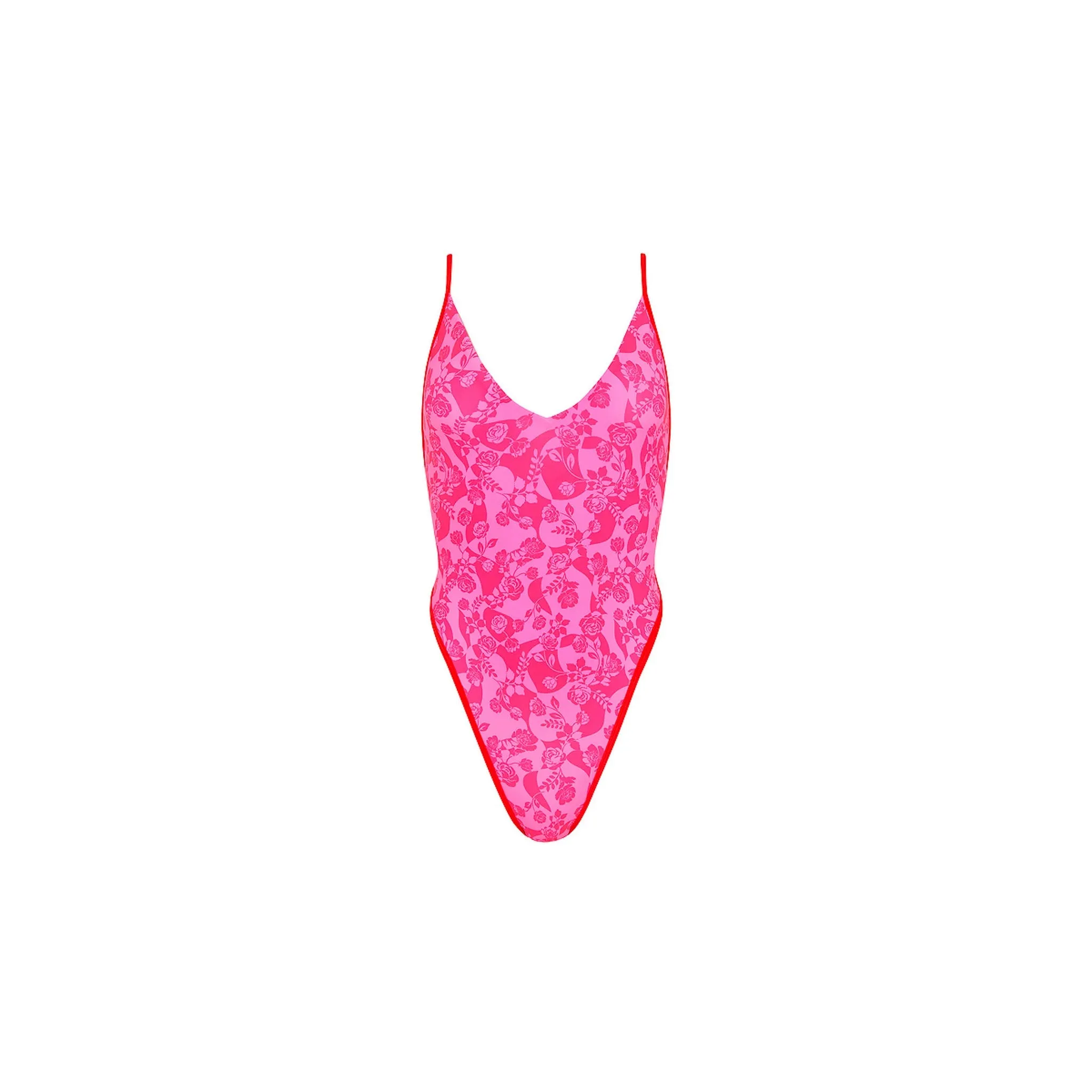Plunge Cross Back One Piece - Hearts Collide sold by Kulani Kinis