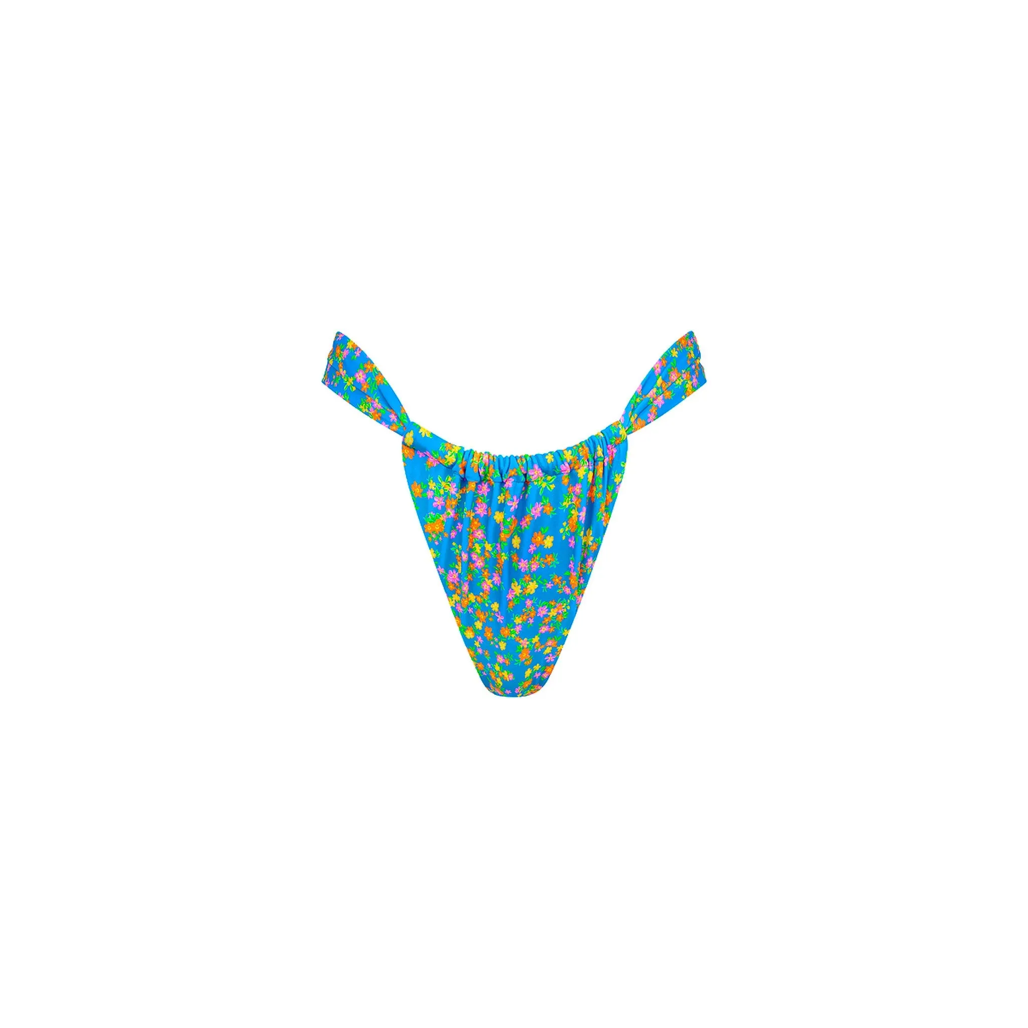 Ruched Thong Bikini Bottom - La Belle sold by Kulani Kinis