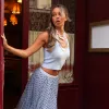 Knit Halter Tank Top - Floral Fizz sold by Kulani Kinis
