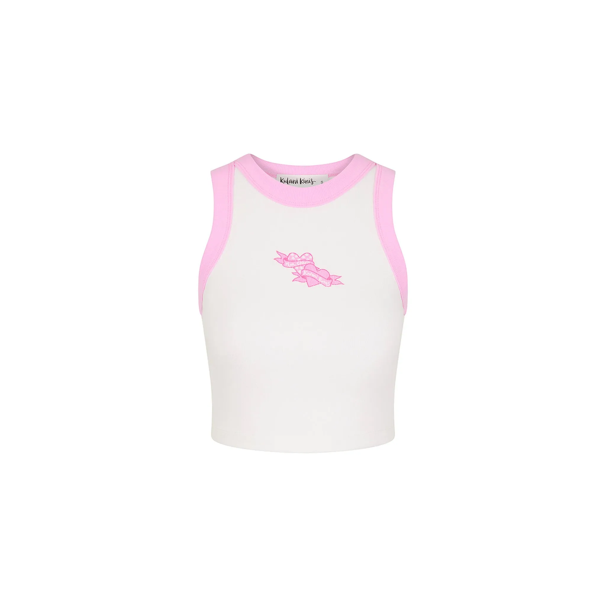 Bind Crop Tank Top - Mon Cherie sold by Kulani Kinis