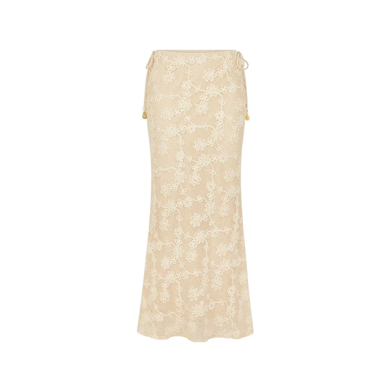Lace Tie Side Maxi Skirt - Sweet Nothings made by Kulani Kinis
