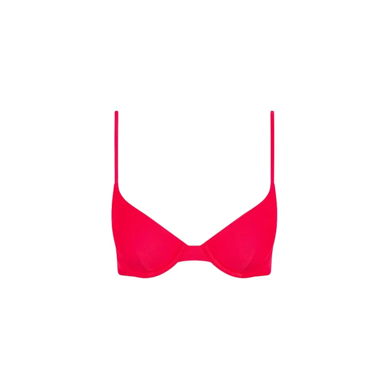 Slim Underwire Bra Bikini Top - Cherry Crush sold by Kulani Kinis