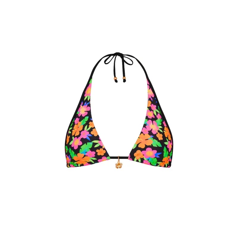 Bind Tie Halter Bikini Top - Midnight Glow sold by Kulani Kinis