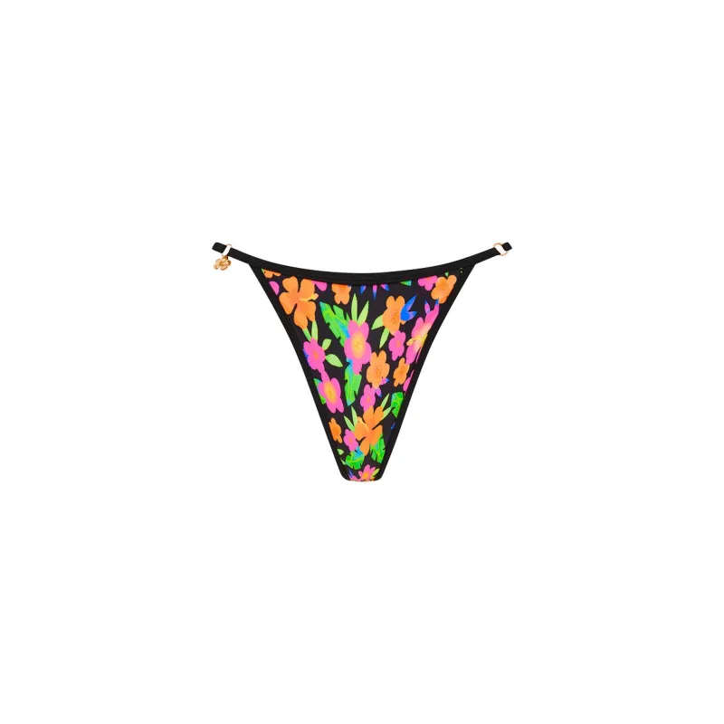 Charm Adjustable Cheeky Bikini Bottom - Midnight Glow made by Kulani Kinis