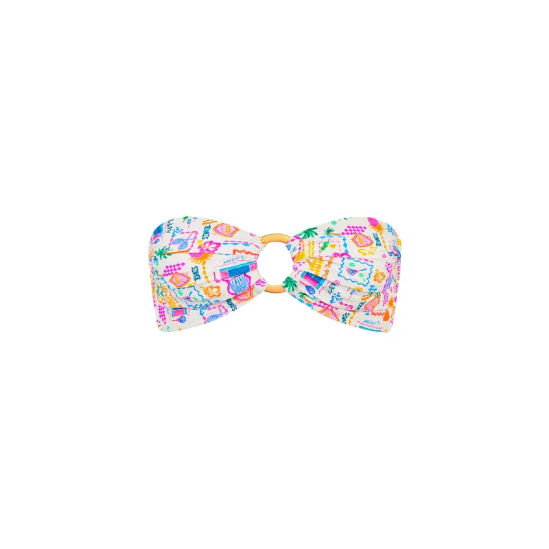 Strapless Bandeau Bikini Top - Coconut Club sold by Kulani Kinis