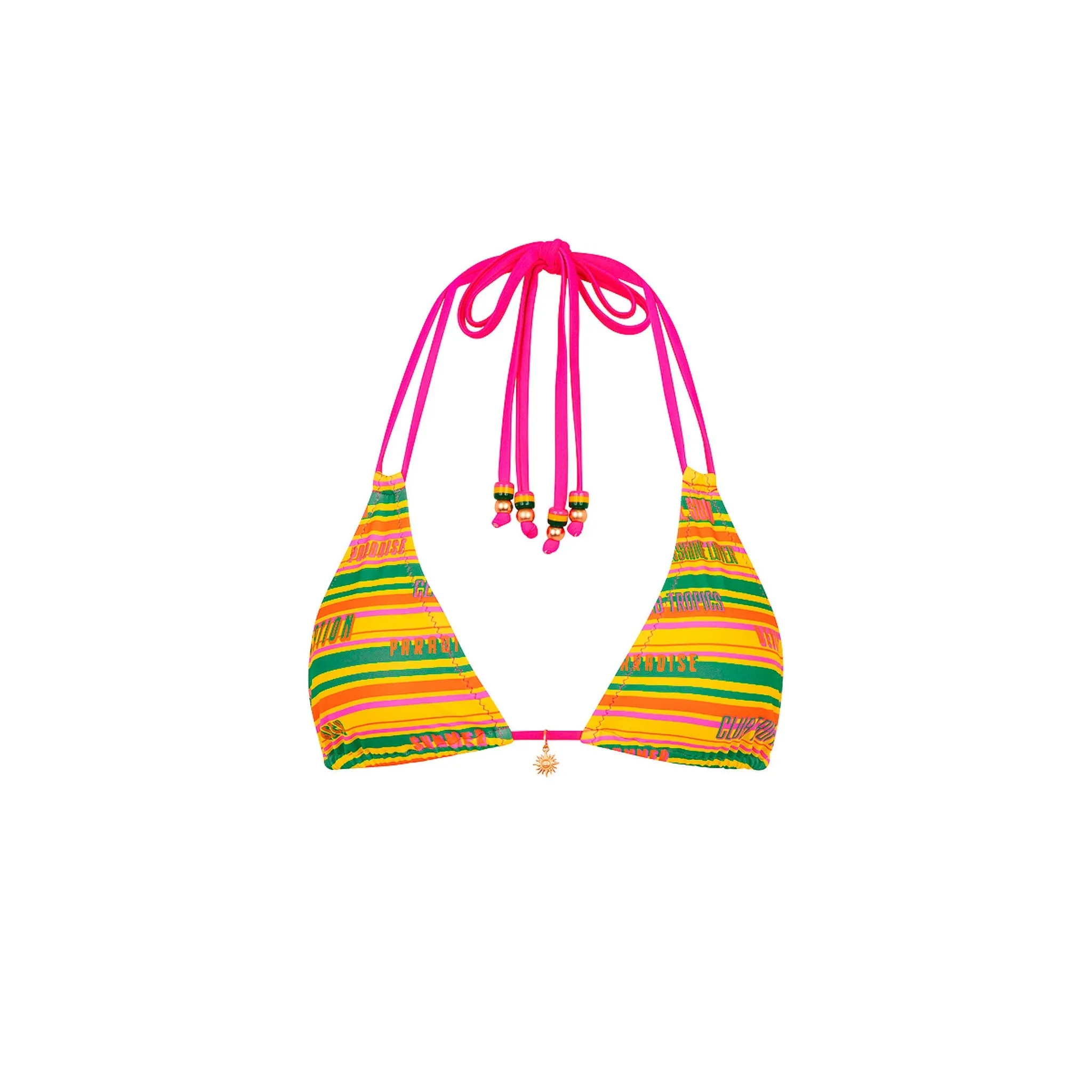 Halter Bralette Bikini Top - Sunshine Lover sold by Kulani Kinis