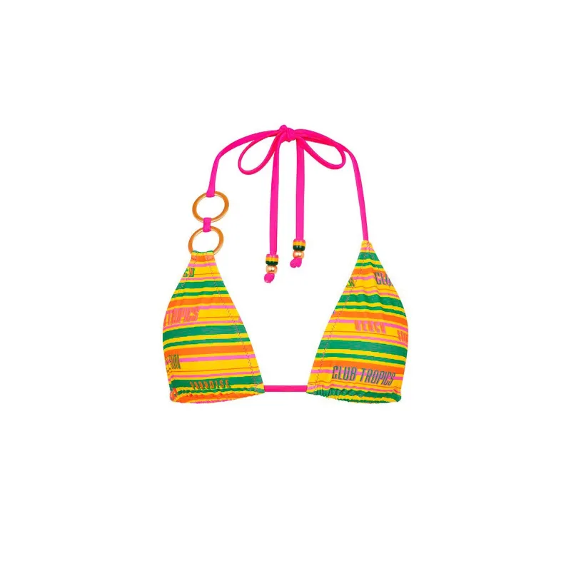 Duo Ring Halter Bikini Top - Sunshine Lover sold by Kulani Kinis