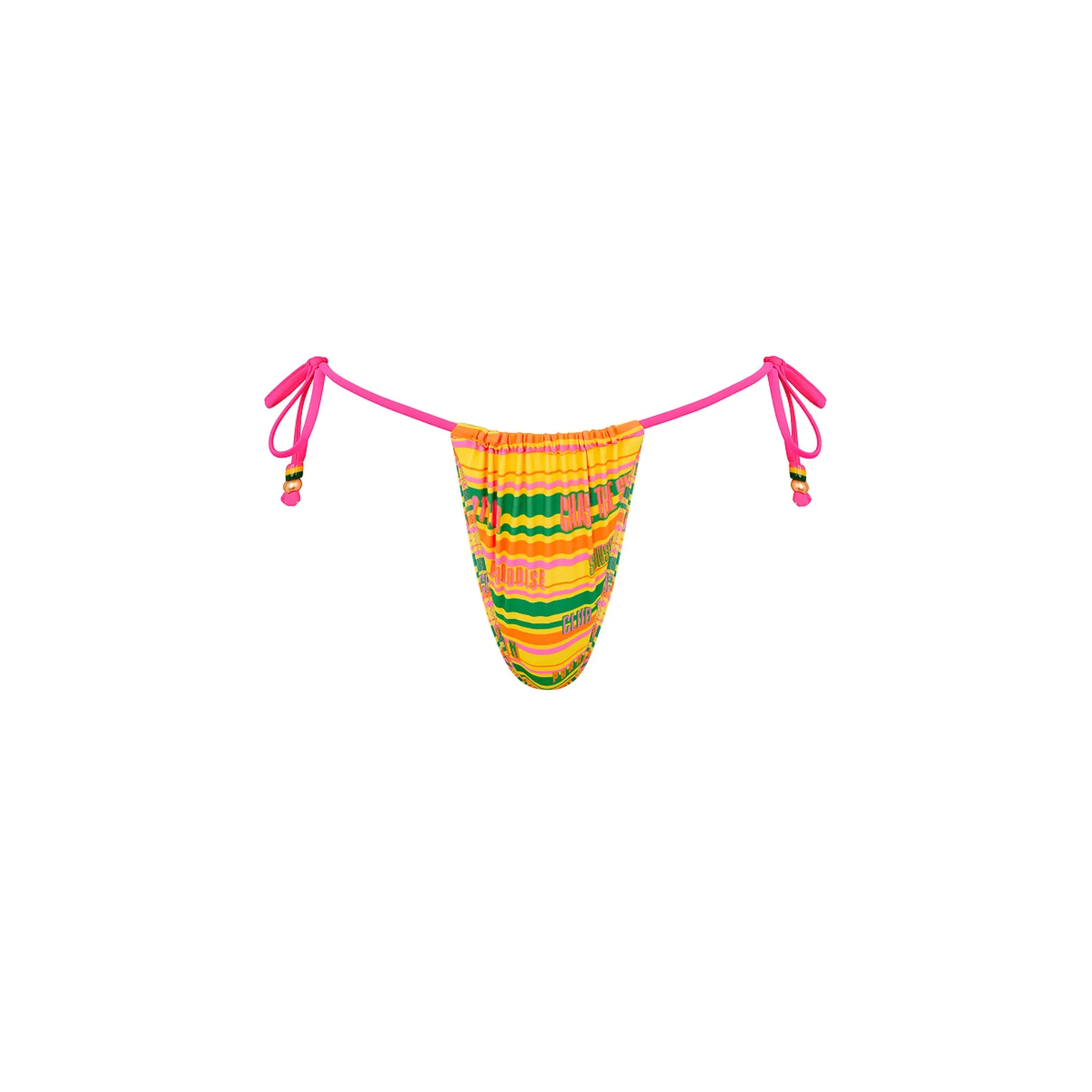 Gathered Tie Side Bikini Bottom - Sunshine Lover sold by Kulani Kinis
