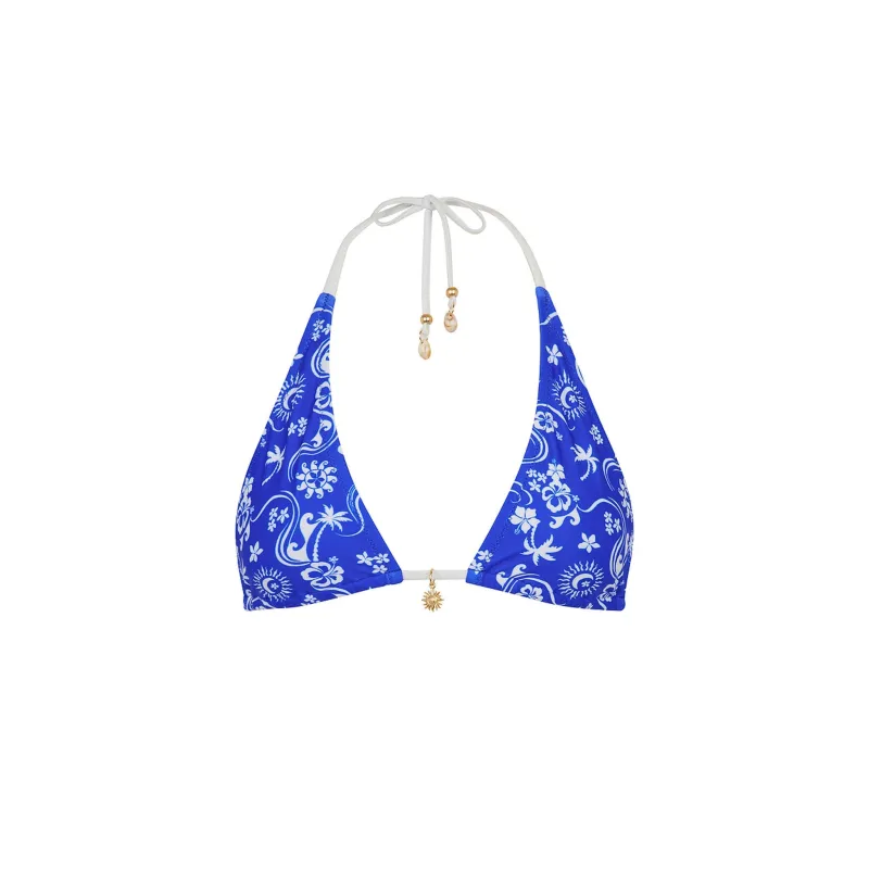 Classic Tie Halter Bikini Top - Surfside sold by Kulani Kinis