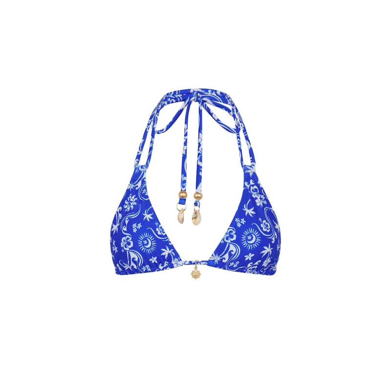Simple Strap Halter Bikini Top - Surfside sold by Kulani Kinis